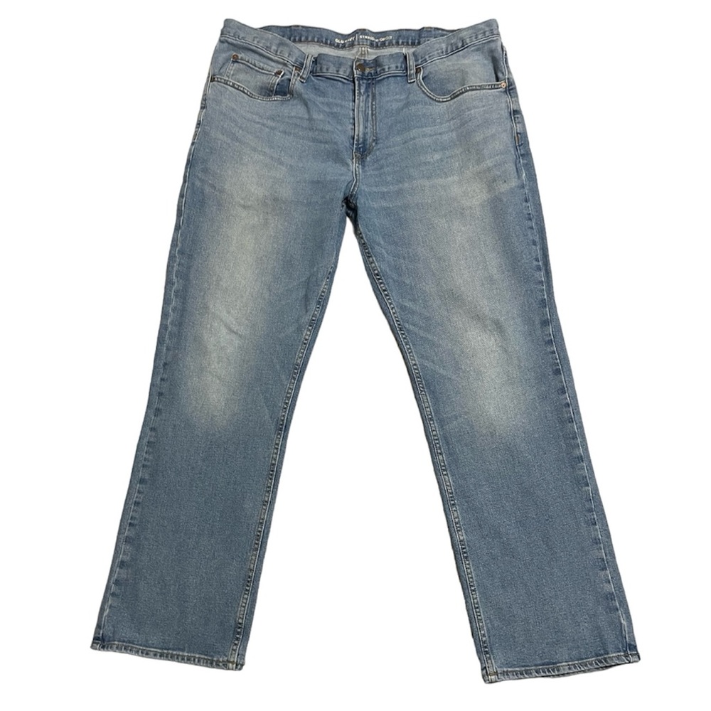 Old Navy Men's Straight Droit Blue Jeans 40x31 Light Wash
